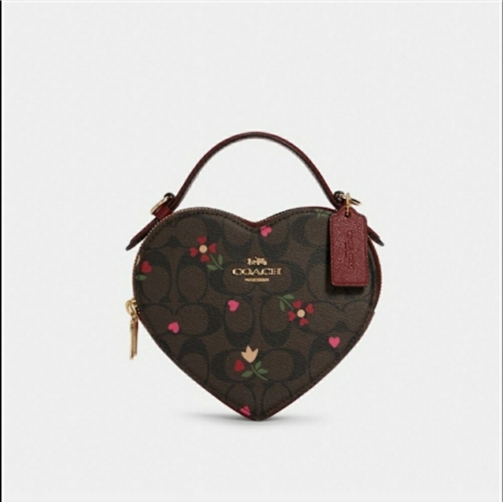 Coach Heart shaped purse ❤